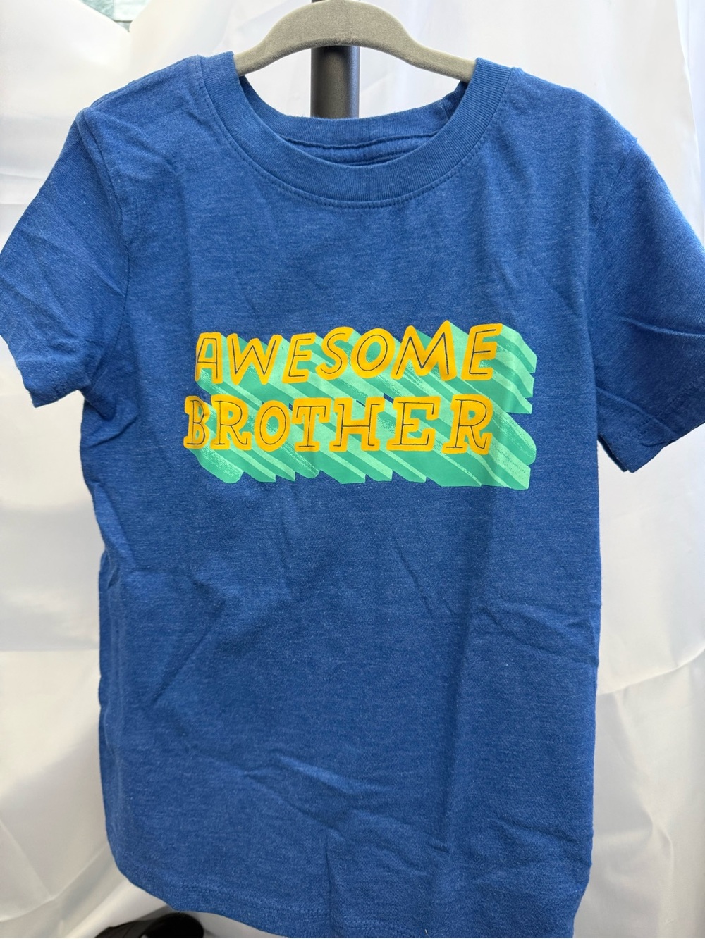 👦 4 for $10 Cat & Jack Blue 'Awesome Brother' Graphic Tee